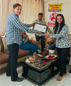 CERTIFICATE OF AWARD RECEIVING FROM PROF SABLOK